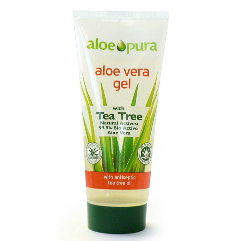 Aloe Pura Organic Aloe Vera Gel With Tea Tree 1x 200ml 1 Pack