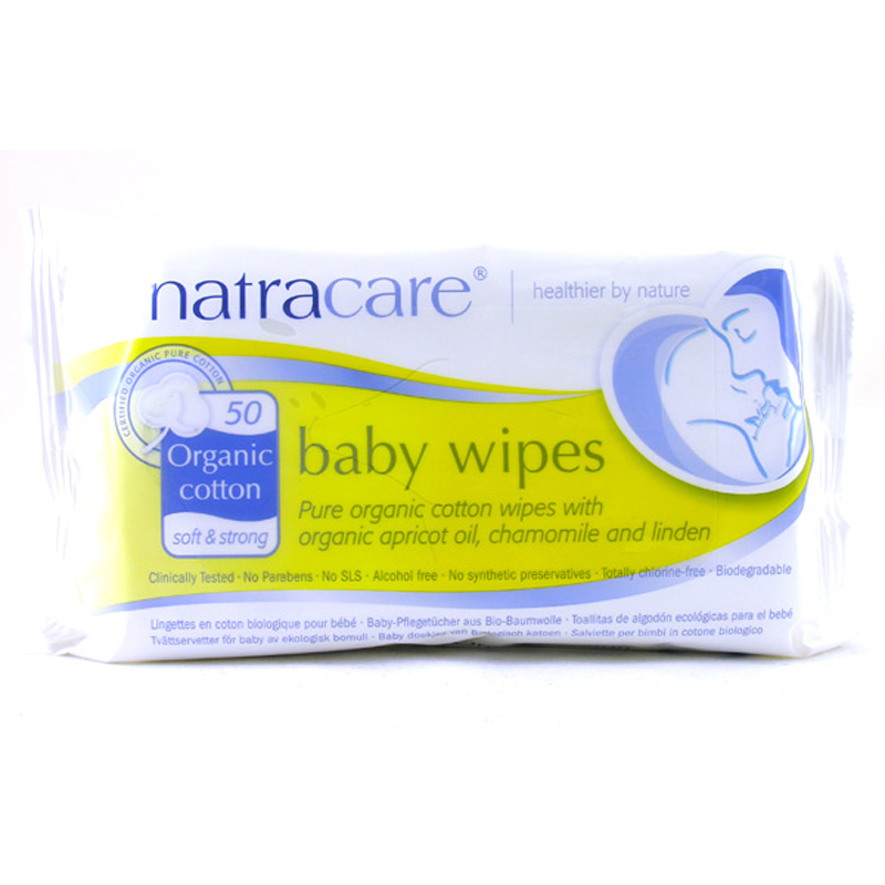Natracare Organic Cotton Baby Wipes 50 Pack eBay