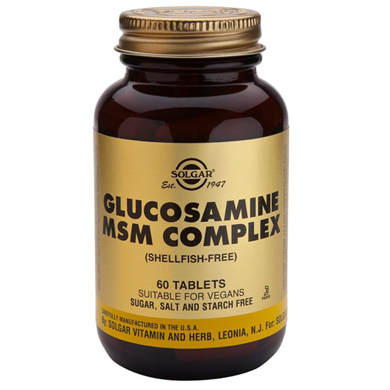 Solgar Glucosamine MSM Complex 60 Tablets eBay